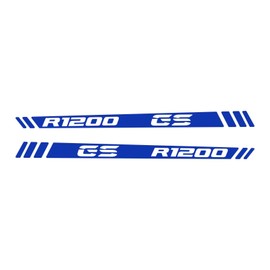 2 Reflective Stickers Compatible with Motorcycle R 1200 GS Adventure Handguards (Blue)