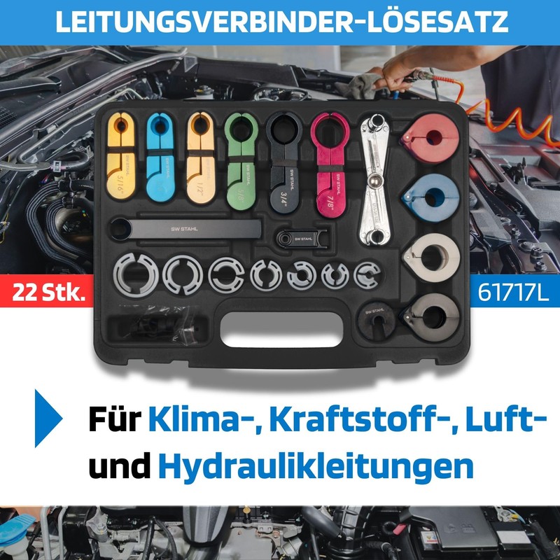 SW-Stahl Leitungsverbinder-Lösesatz, 61717L