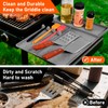 Griddle Mat Barbeque Grill Accessories Tools for Blackstone, Side Shelf
