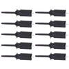 POCREATION 10Pcs Mini Grabber,Test Hook Clips SMD IC Mini Jumper