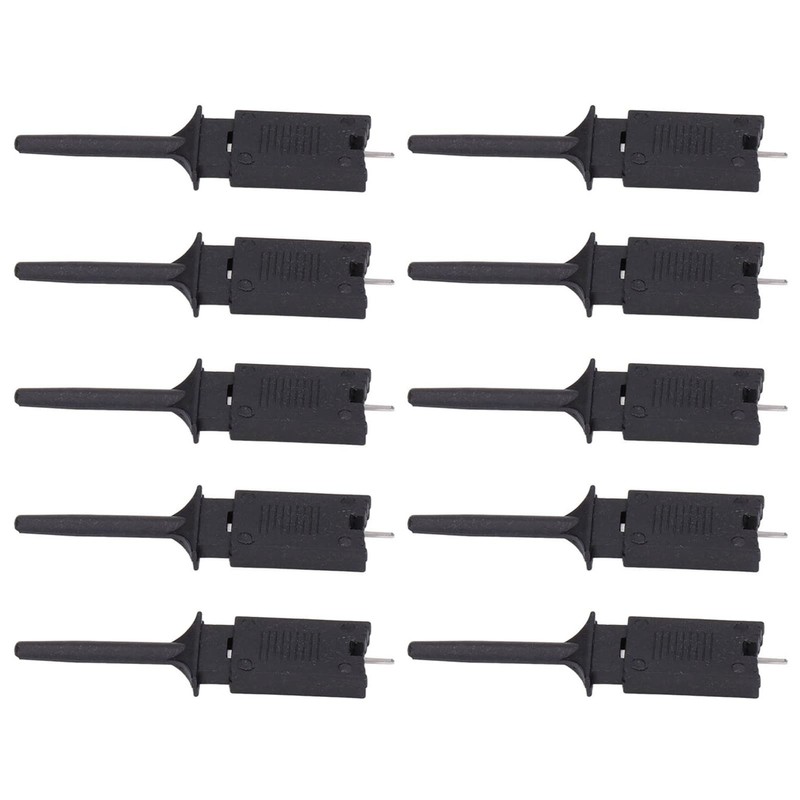 POCREATION 10Pcs Mini Grabber,Test Hook Clips SMD IC Mini Jumper
