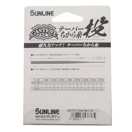 Sun Sunline (Sunline) Line kyasutesuto Tapered Force Yarn Throw 75 m Red # 3 – 8