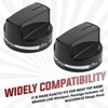 W10339442 Whirlpool Stove Knobs Cooktop Surface Burner Control Knobs Black