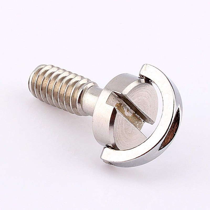 1/4" D‑Ring Screw, Stainless Steel D Shaft D-ring 1/4" Mounting