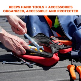 Ergodyne Arsenal 5877 Softshell Tool Pouch, Soft Carrying Case, Small