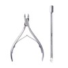 Nail Care Tool Cuticle Care Cuticle Nipper Metal Pusher Set