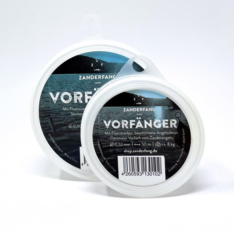 Zanderfang - Fluorocarbon Zander Leader - Fishing Line for Zander