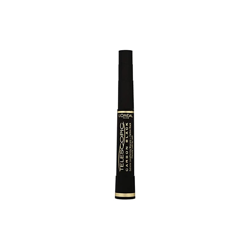 L´Oréal Paris Mascara de Pestañas Carbon Black Telescopic, 8ml