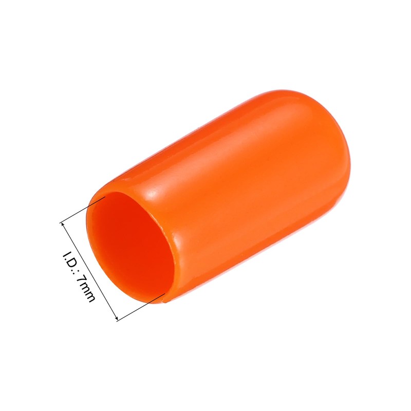 QUARKZMAN Pack of 200 Rubber Caps 7 mm (1/4 Inch)
