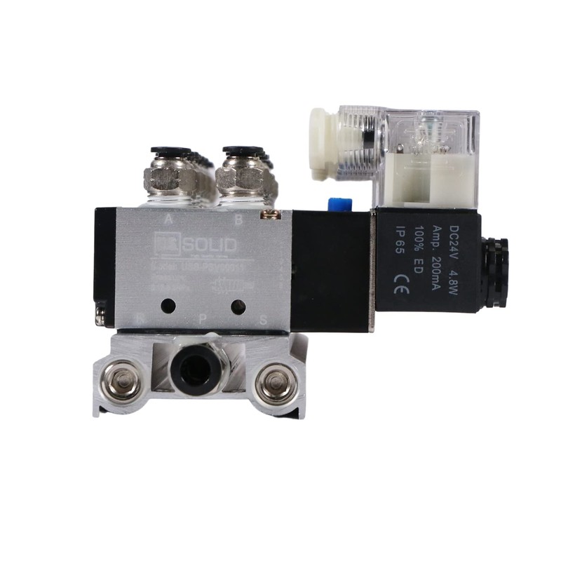 U.S. Solid 4V210-08 8 Pneumatic Solenoid Valves 1/4" 2 Position