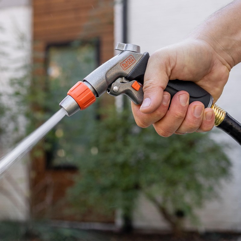 Black + Decker® Adjustable Front Trigger Nozzle – Heavy-Duty, Precision-Control