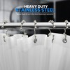 Utopia Bedding Double Glide Roller Set of 12 Shower Curtain