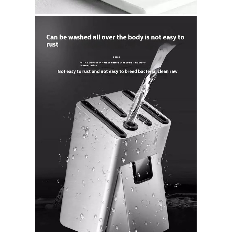 CHAPMAN BROOK Stainless Steel Knife Holder - Knife Block -