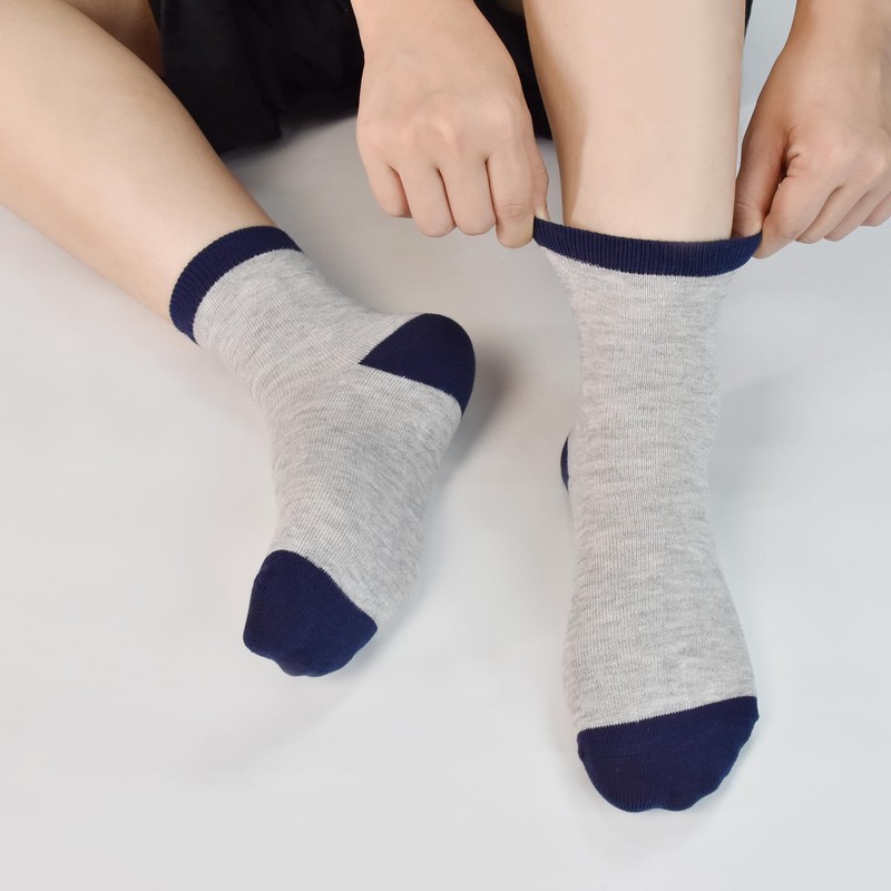 GENTABY Unisex Toddlers Kids Crew Socks-15 Pairs Soft Socks,Casual Athletic