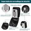 Nestling Outdoor Security Key Lock Box, Sturdy Waterproof Wall Mount