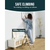 WOA WOA Step Ladder, 3 Step Foldable Step Stool with