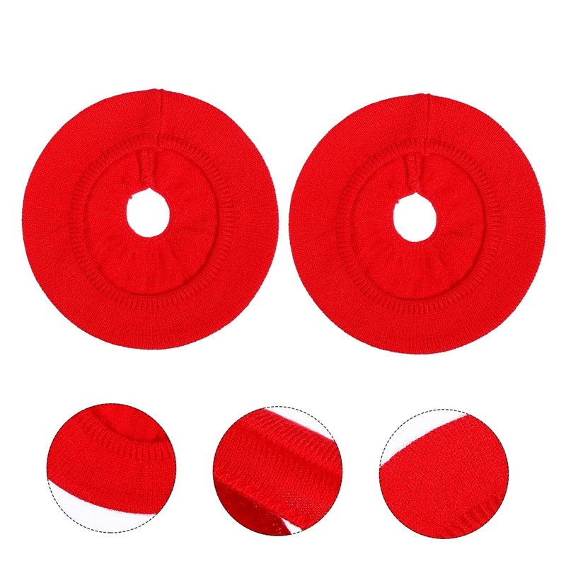 KOMBIUDA 1 Pair Durable Earphone Protective Covers of Knitted Dust