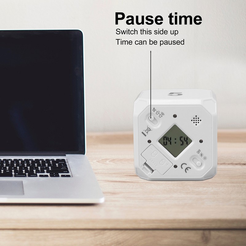 Kitchen Timer Portable Modes Adjustable 5 15 25 45 Min