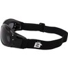 Birdz Eyewear Eagle Motorcycle Goggles (Black Frame/Polarised Smoke Lens)