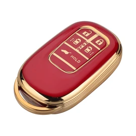 Kinotaka Honda Smart Key Case, New Vezel, RV Series, New Step Wagon, RP6/RP7/RP8, Civic FL1/Type R NEW Odyssey 2021 Elysion 2022, TPU Key Cover, Scratch Prevention, Gift (Red), red