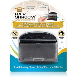TubShroom HairShroom - Reusable Shower & Bathtub Wall Hair Catcher Hair Grabber