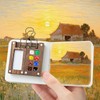 5 PCS Mini Watercolour Paint Set Travel, 8 Grids Pocket