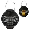 Solar Lantern Handle 15 x 33 cm Plastic Black 12
