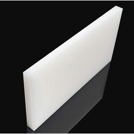 High-Density Polyethylene (HDPE) Plastic Sheet 1/2" Thick 8" X 12"- White HDPE Sheet,for Machining, Home Improvements, DIY Projects, Engineering,High-Density Polyethylene Plastic Block (Pack of 1)