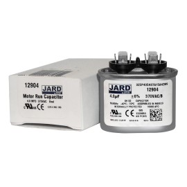 JARD 4 uf MFD 370 VAC OVAL Capacitor 12904 Replaces C304L 27L571 97F5704