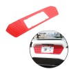 carpart2021 Red Alloy Rear License Plate Filler Frame Trim Cover