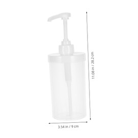 FUNOMOCYA Hand Press Dispenser for Syrup Bottle Versatile Squeeze Jam Bottle Design