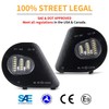 Gempro 2Pcs LED Side Mirror Puddle Light Lamps Assembly for