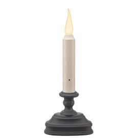 Xodus Innovations FPC1620A Battery Operated 9 Inch Window Candle New Dynamic 3 D Warm White Flicker Flame, with 3 Position Switch and Automatic On Timer