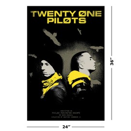Twenty One Pilots - Music Poster (Trench Vultures - 21 Pilots) (Size: 24" x 36")