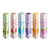 QENLKIX Fruit Pattern Eraser, Set of 6 Colors, Flexible and