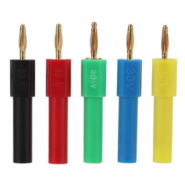 Male to Female Banana Plug Banana Plugs Jacks Socket Adapter 5Pcs Banana Socket Connectors Coupler 2mm to 4mm Conversion Banana Plugs Adapter for Automobiles