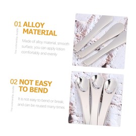 MERRYHAPY 5sets Facial Spoon for Makeup Skincare Tool Mini Spatula Reusable Easy Travel 10pcs*5