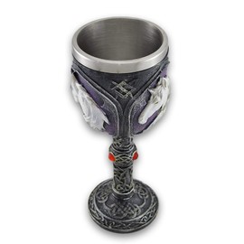 Things2Die4 Everspring Import White Unicorn Head Mug Chalice Goblet 7.5 Inch