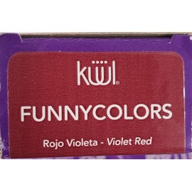 Kuul semi-permanent Hair Color 3.04oz– VIOLET RED  (Funny Colors)