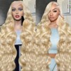 Muspluto 613 13x6 Lace Front Wig Human Hair 200 Density