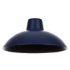 Industrial Retro Designed Matt Midnight Navy Blue Curved Metal Ceiling