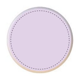 Light Purple from the Purple and Aqua Circles Collection - DECORATIVE Glossy CERAMIC Cupboard Cabinet PULLS Dresser Drawer KNOBS
