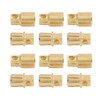 30 Sets Connector Plug 8.0 Gold Plated Brass High Accuracy