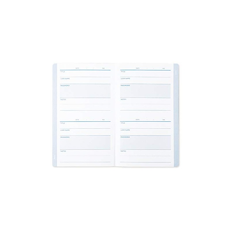 Password Book Blue [CP016]