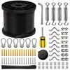 String Light Hanging Kit with 164 Ft Nylon Coated 304