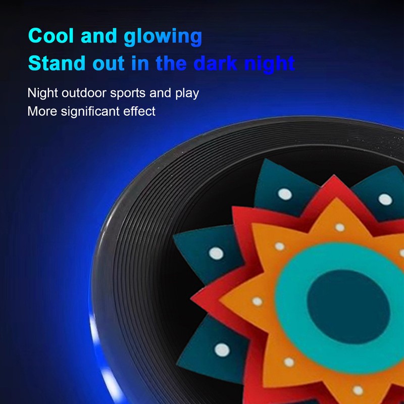 LED Light Up Adult Flying Disc with Light Strip Luminous