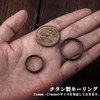 TIMULTI Titanium Key Holder Ring Lightweight Side Pushing Design 4