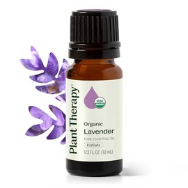 Plant Therapy | Aceite Esencial de Lavanda Orgánico | 10 ml | 100% Puro | Sin Diluir | Certificación Orgánica | Sin Aditivos