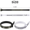 DPWOUM 4PCS 1-17 USA Plastic Ring Sizer Measuring Set Gauge
