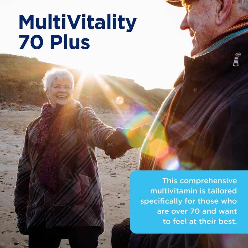 Healthspan Multivitamin 70 Plus | (240 Tablets) | Vitamin C